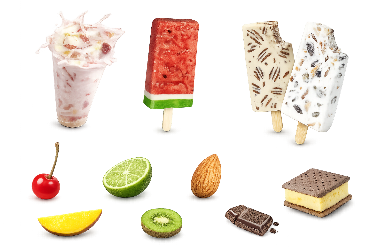 Fresh fruit paletas at La Michoacana AZ in Phoenix