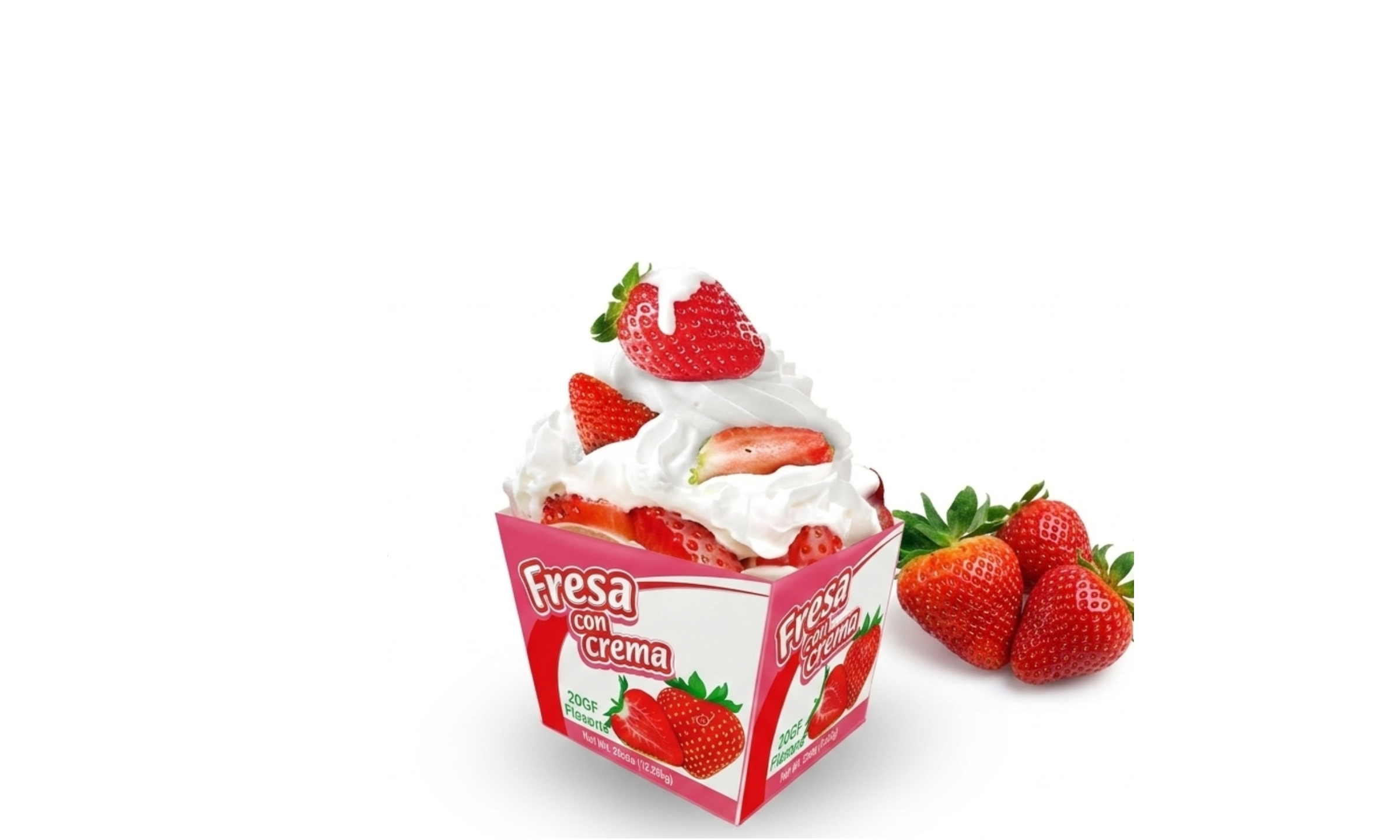Strawberries and Cream at La Michoacana AZ in Phoenix